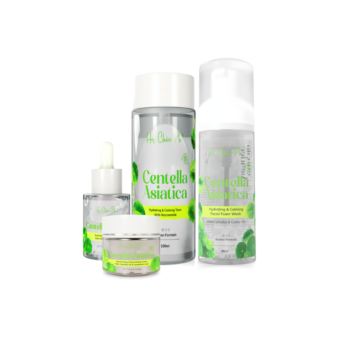 SET M Korean Glassy Skin Set (Tinted Sunshield)