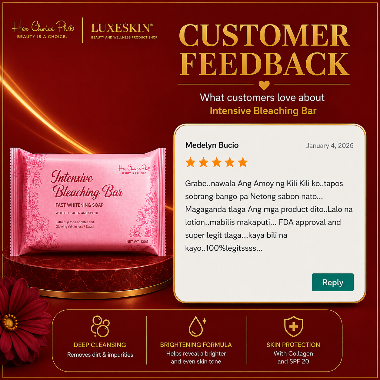 Intensive Bleaching Bar Soap